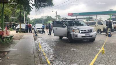 El acribillado iba a bordo de una camioneta cuando fue atacado.