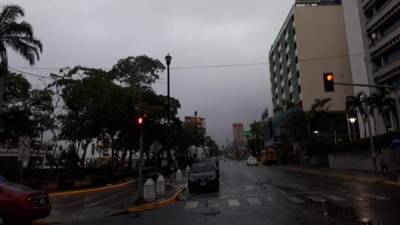 San Pedro Sula amaneció con un clima agradable este domingo.