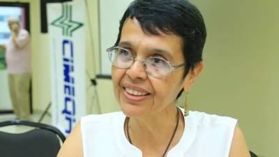 Rutilia Calderón, vicerrectora académica de la Unah.