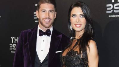 El futbolista Sergio Ramos y la presentadora Pilar Rubio.