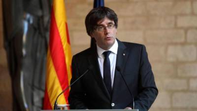 El presidente de la Generalitat, Carles Puigdemont. EFE