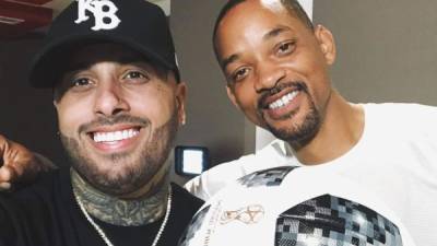 Nicky Jam y Will Smith colaboran en la canción oficial para el Mundial FIFA 2018. Instagram @willsmith