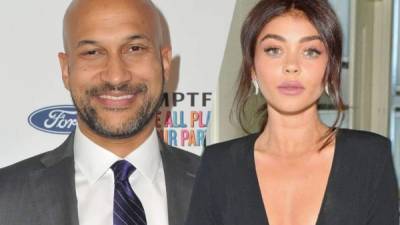 Entre los actores engañados están Keegan-Michael Key (i) y Sarah Hyland.