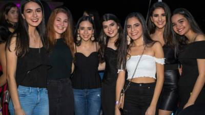 Darlene Lesage, Isabel Simán, Valeria Madrid, Adriana Salem, Ana Villeda, Grace Faraj y Jamila Zablah.