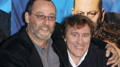 Gérard Depardieu (d) junto al actor Jean Reno (i) en una foto de archivo.