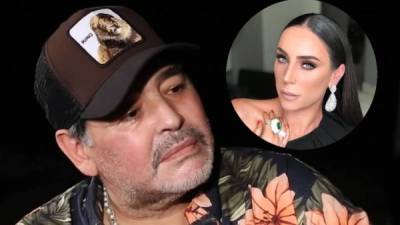 Maradona conoció a la presentadora mexicana Inés Gómez Mont.