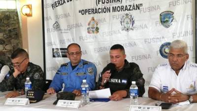 Los representantes de las fuerzas de Seguridad brindaron declaraciones sobre el informe.