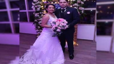 ENAMORADOS. Sharon Aguilar y Kevin Maldonado ya son esposos.