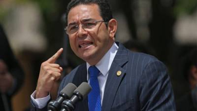 El presidente de Guatemala, Jimmy Morales. EFE/Archivo