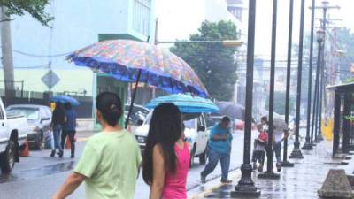 Las precipitaciones se presentarán durante la tarde y noche.