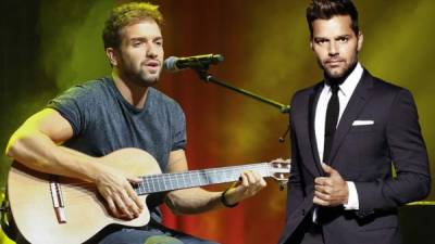 Pablo Alborán y Ricky Martin.