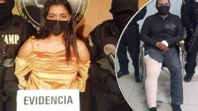 Una pareja de la pandilla 18, acusada de cobrar extorsión, fue capturada este lunes en Tegucigalpa.