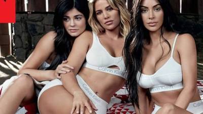 Kylie posó ante las cámaras por primera vez desde que el rumor sobre su embarazo surgiera.// Fotos Calvin Klein.