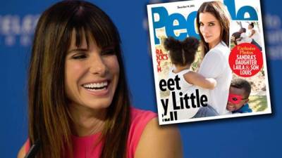 Sandra Bullock presentó en la revista People a la pequeña Laila, de 3 años de edad, que recientemente adoptó.