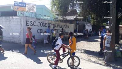 La escuela José Reyna Valenzuela está en la colonia 10 de Septiembre del sector Chamelecón.