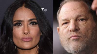 Salma Hayek acusó a Harvey Weinstein de conducta sexual inapropiada y de ser su “monstruo” durante el rodaje de Frida.// Fotos AFP.