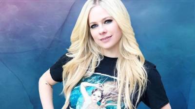 La cantante Avril Lavigne.