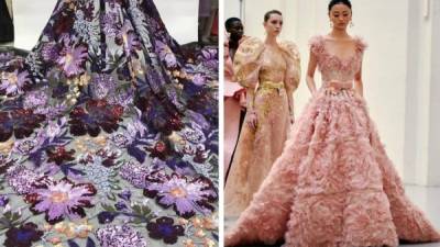 Propuesta de Alta Costura de Elie Saab. Fotos Instagram