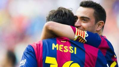 Xavi Hernández salió a defender a su excompañero Messi.