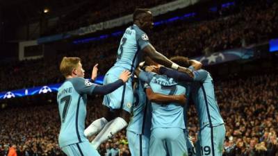 El Mánchester City se impuso al Mónaco por 5-3 en la ida de los octavos de final de la Champions League.