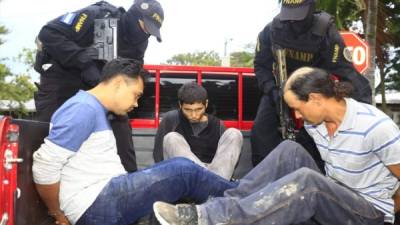 Los tres fueron detenido a través de un operativo ejecutado en horas de la tarde de ayer sábado.