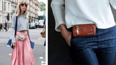 Las ‘belt bag’ se pueden usar ajustadas a la cintura o la cadera.