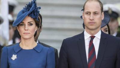 Kate Middleton y el príncipe William.