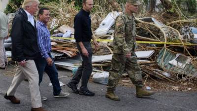 A través de Twitter Trump declaró que la red eléctrica y toda la infraestructura de Puerto Rico 'eran un desastre antes de los huracanes'.
