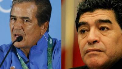 Pinto le realizó una invitación a Maradona de trasladarse a tierras catrachas.