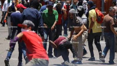 Durante las protestas hubo heridos y detenidos, sobre todo en Tegucigalpa.