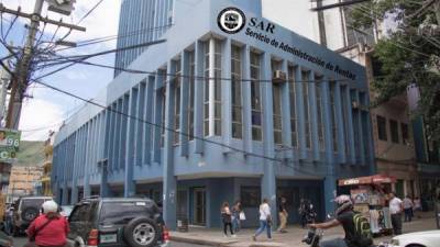 Instalaciones del Servicio de Administración de Rentas (SAR) en Tegucigalpa.