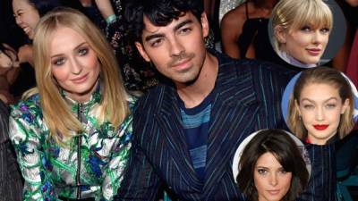 El cantante de los Jonas Brothers se casó este 01 de mayo con la actriz de Game Of Thrones con la que lleva más de tres años de relación. Mira quienes fueron las que habían caído rendidas ante el intérprete antes que la belleza británica lo flechara.