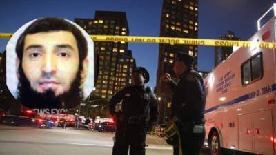 El atacante fue identificado como Sayfullo Saipov, de 29 años.Foto AFP/ CBS News.