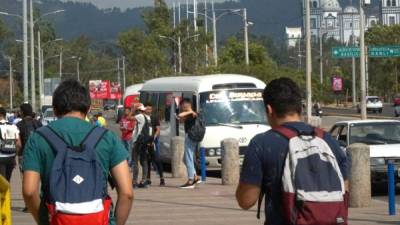 Más de 750,000 ciudadanos utilizan el transporte público en Tegucigalpa y están a la expectativa con la Fuerza de Seguridad del Transporte Urbano.