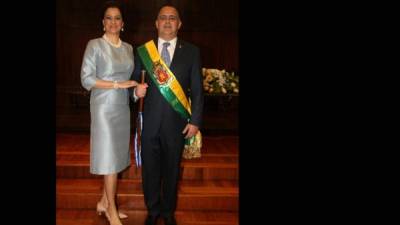 Karen Stechmann de Calidonio y Armando Calidonio Alvarado, la pareja municipal de San Pedro Sula.