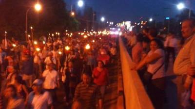 Por 13 fines de semana consecutivos se han producido marchas de las antorchas en Tegucigalpa y San Pedro Sula.