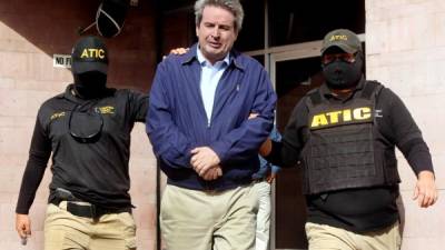 Olvin Mejía Santos, expresidente del CAH, detenido ayer en su casa en Tegucigalpa.