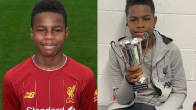 Keyrol Figueroa lleva un año en la academia del Liverpool.