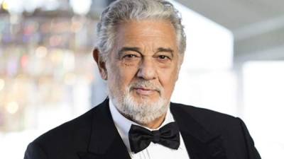 El cantante Plácido Domingo.