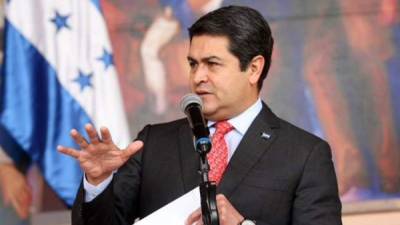 Juan Orlando Hernández, presidente de Honduras.