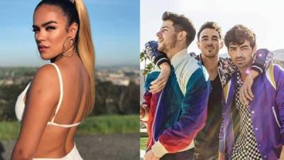 Karol G es la segunda colaboración bilingüe de The Jonas Brothers.