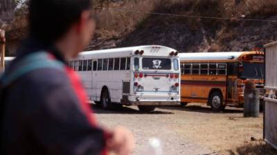 El punto de buses de la ruta de Ojojona en Tegucigalpa ha sido suspendida.