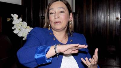 Rocío Tábora, titular de la Secretaría de Finanzas en Honduras.