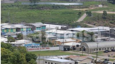 El centro penal de Támara donde permanecían los pandilleros fugados.