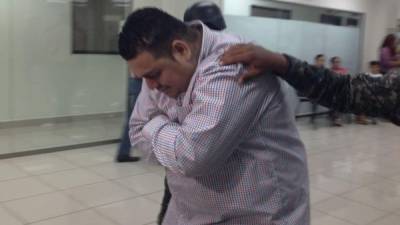 José Virgilio Sánchez Montoya 'El Pechocho' en los juzgados sampedranos.