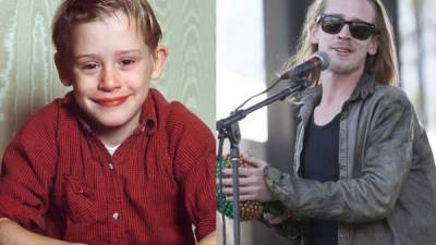 Macaulay Culkin (Kevin). Actualmente tiene una banda llamada The Pizza Underground. Tiene 35 años.