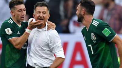 Juan Carlos Osorio y México han dado una de las que será las sorpresas del Mundial de Rusia. FOTO AFP