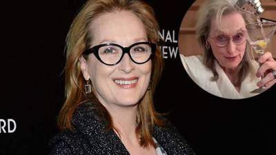 Meryl Streep no dudo en mostrar como pasa la cuarentena por COVID-19.