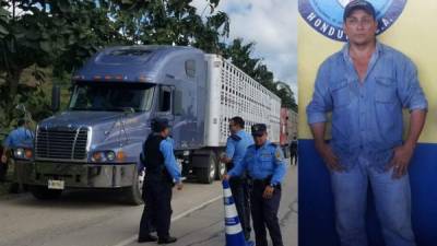 Las autoridades policiales capturaron al conductor de la rastra, identificado como Calixto Salomón Rodas Flores.