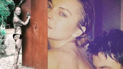 Lindsay Lohan ha comenzado el 2016 con tan buena vibra en unas vacaciones paradisíacas en Costa Rica.